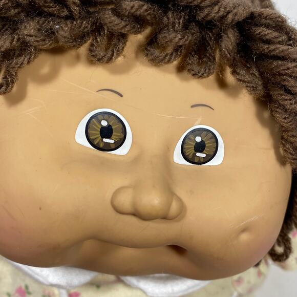 Vintage Cabbage Patch Doll Xavier Roberts Brown Ponytail Hair 1982 - Picture 6 of 9